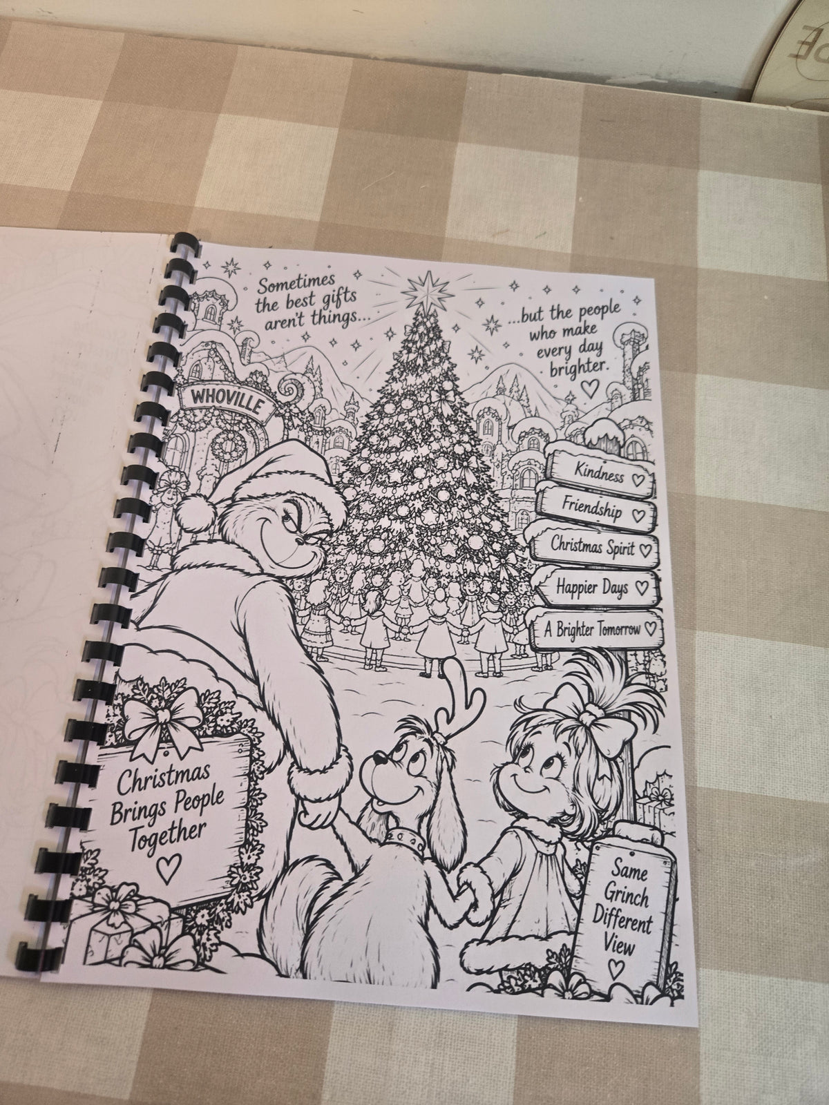 The Grinch Colouring Book | Christmas Character Inspired Colouring Book