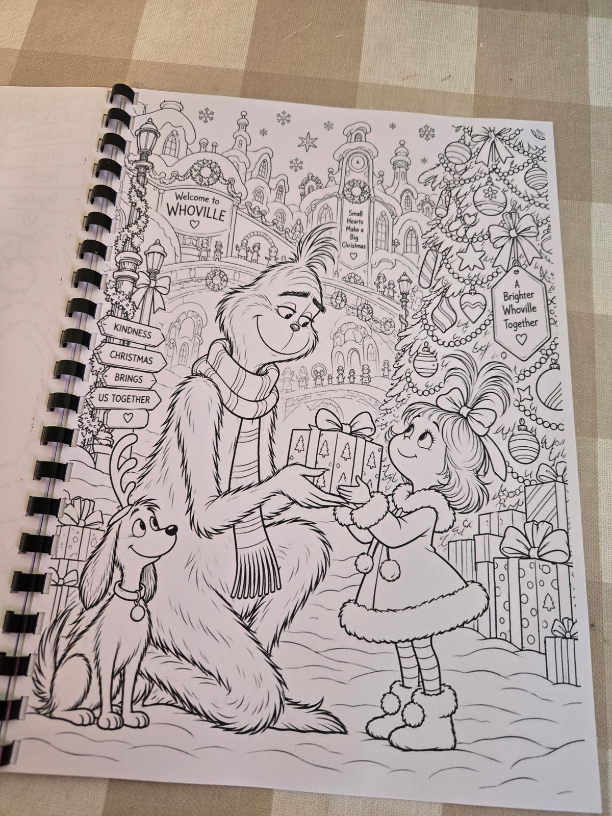 The Grinch Colouring Book | Christmas Character Inspired Colouring Book