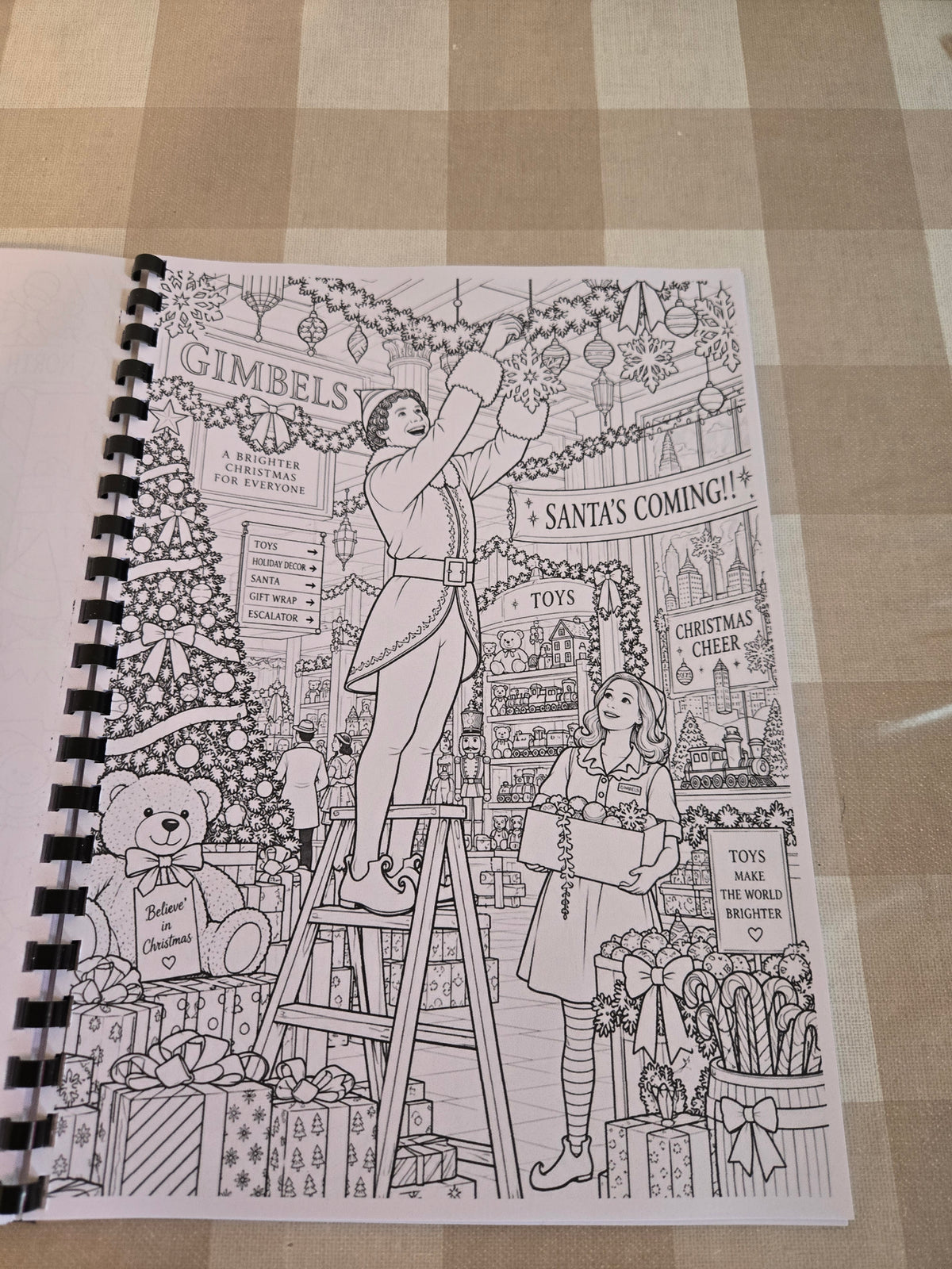 Elf Colouring Book | Christmas Movie Inspired Adult Colouring Book