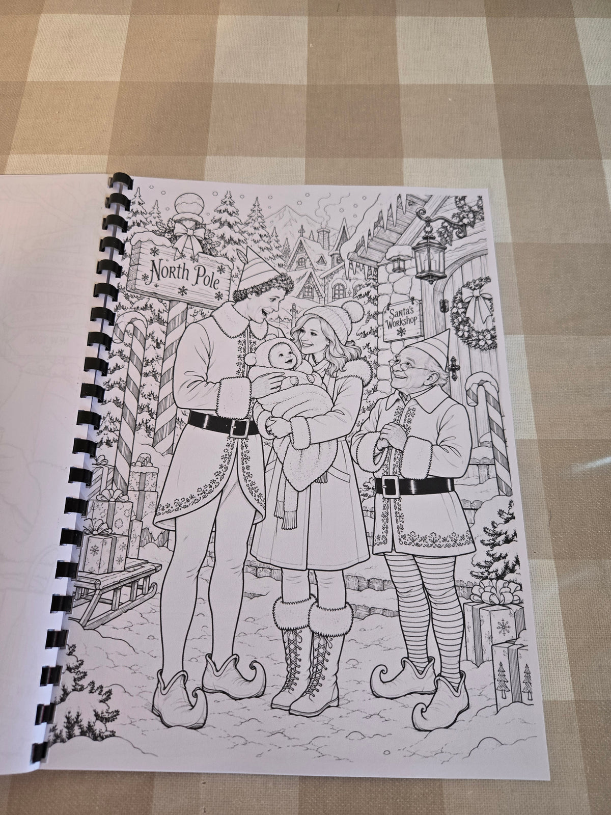 Elf Colouring Book | Christmas Movie Inspired Adult Colouring Book