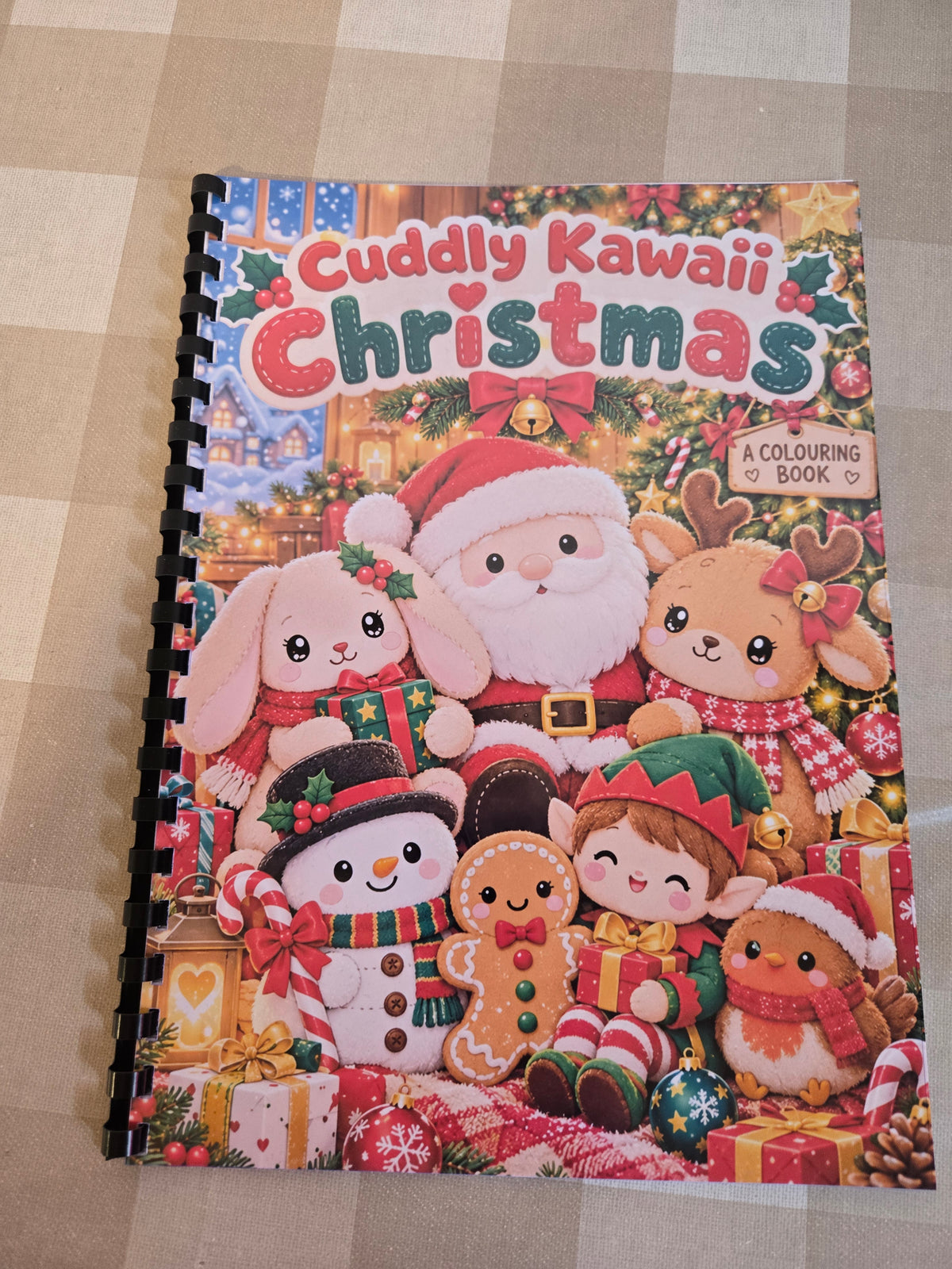 Kawaii Christmas Colouring Book | Cute Festive Kids & Adults Colouring Book