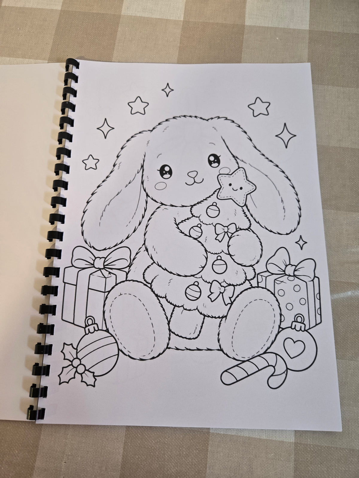 Kawaii Christmas Colouring Book | Cute Festive Kids & Adults Colouring Book