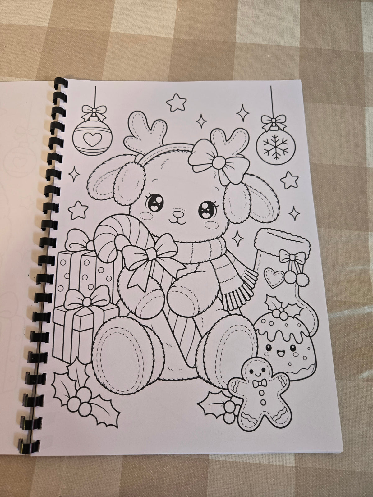 Kawaii Christmas Colouring Book | Cute Festive Kids & Adults Colouring Book
