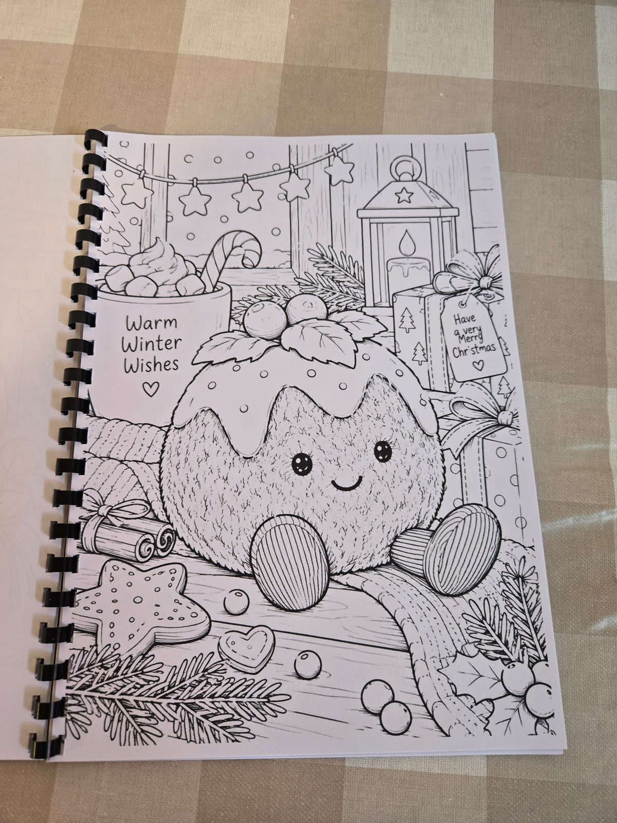Kawaii Christmas Colouring Book | Cute Festive Kids & Adults Colouring Book