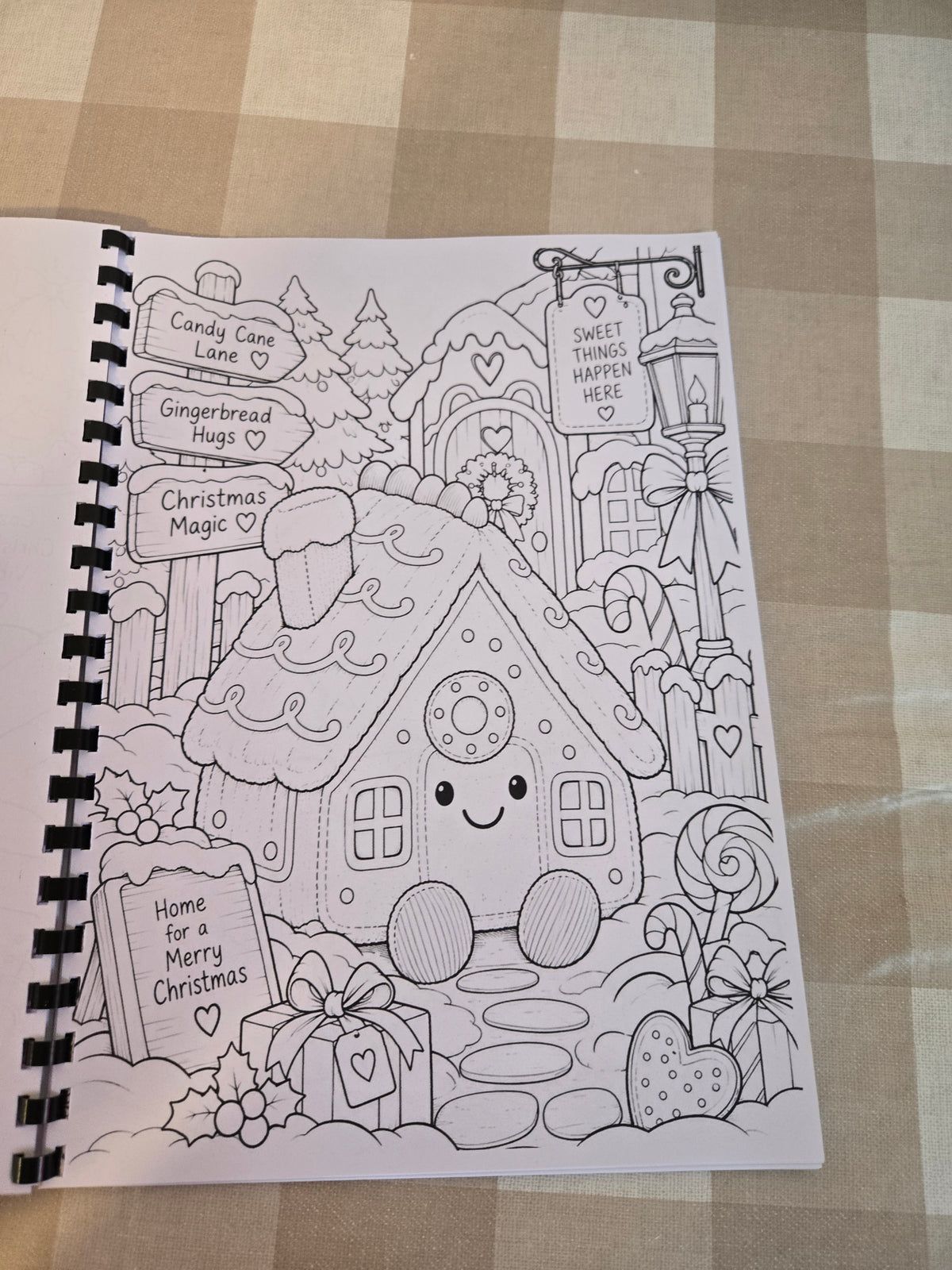 Kawaii Christmas Colouring Book | Cute Festive Kids & Adults Colouring Book