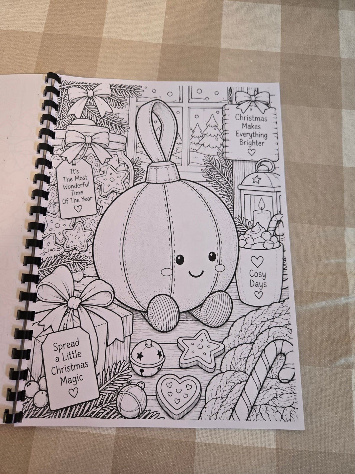 Kawaii Christmas Colouring Book | Cute Festive Kids & Adults Colouring Book