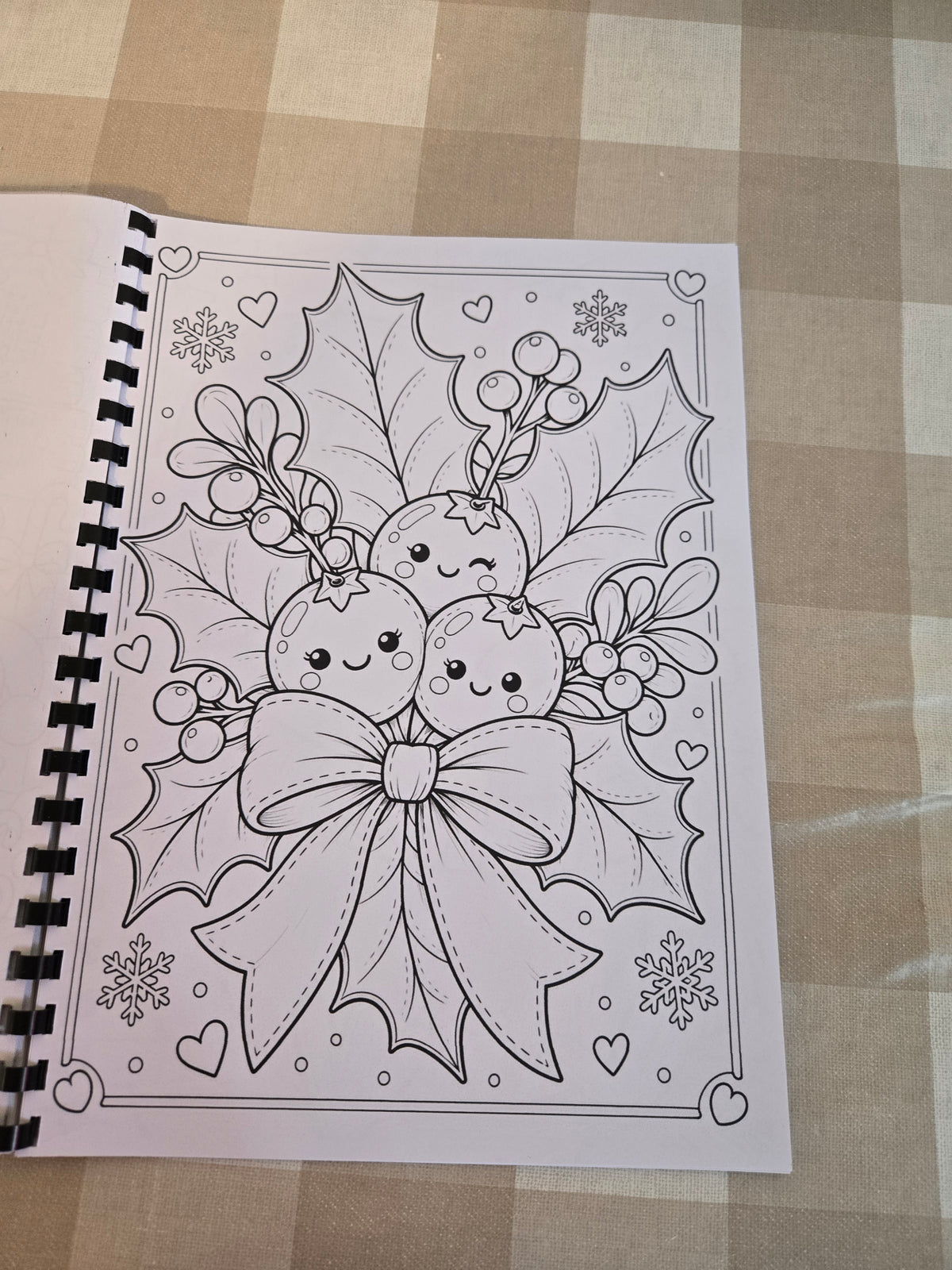 Kawaii Christmas Colouring Book | Cute Festive Kids & Adults Colouring Book