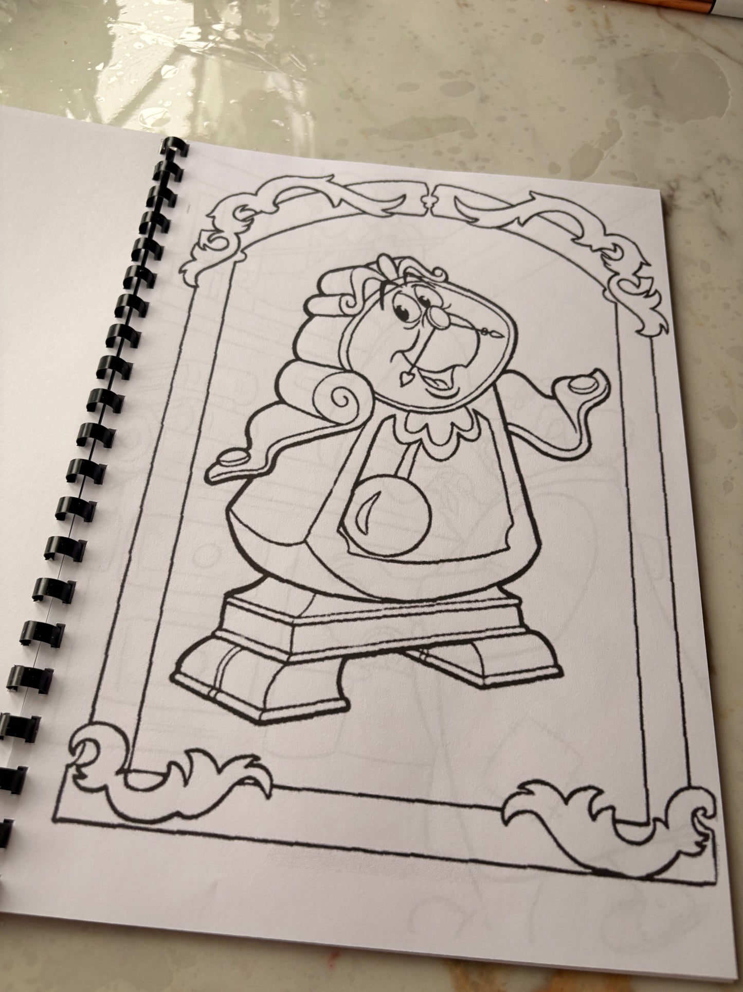 Beauty & The Beast Colouring Book