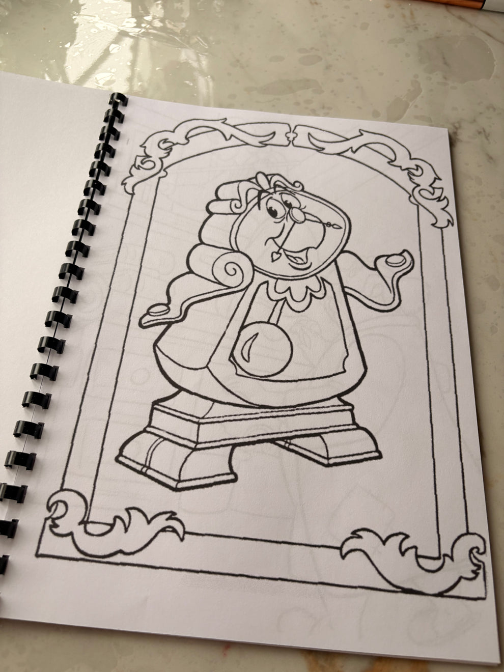 Beauty and the Beast Colouring Book