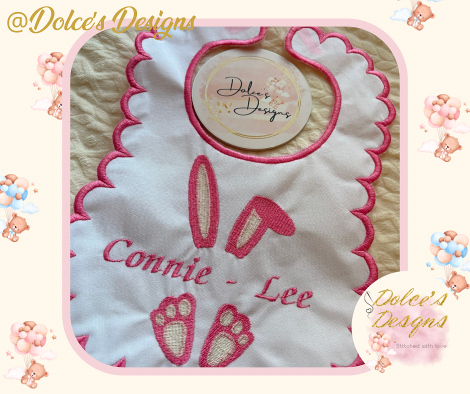 Cute Easter Handmade Bib