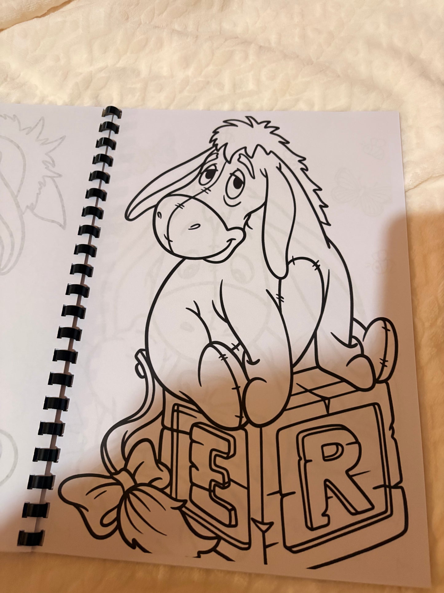 🩵 Donkey Character Inspired Colouring Book | Cute Storybook Style | A4 Colouring Book