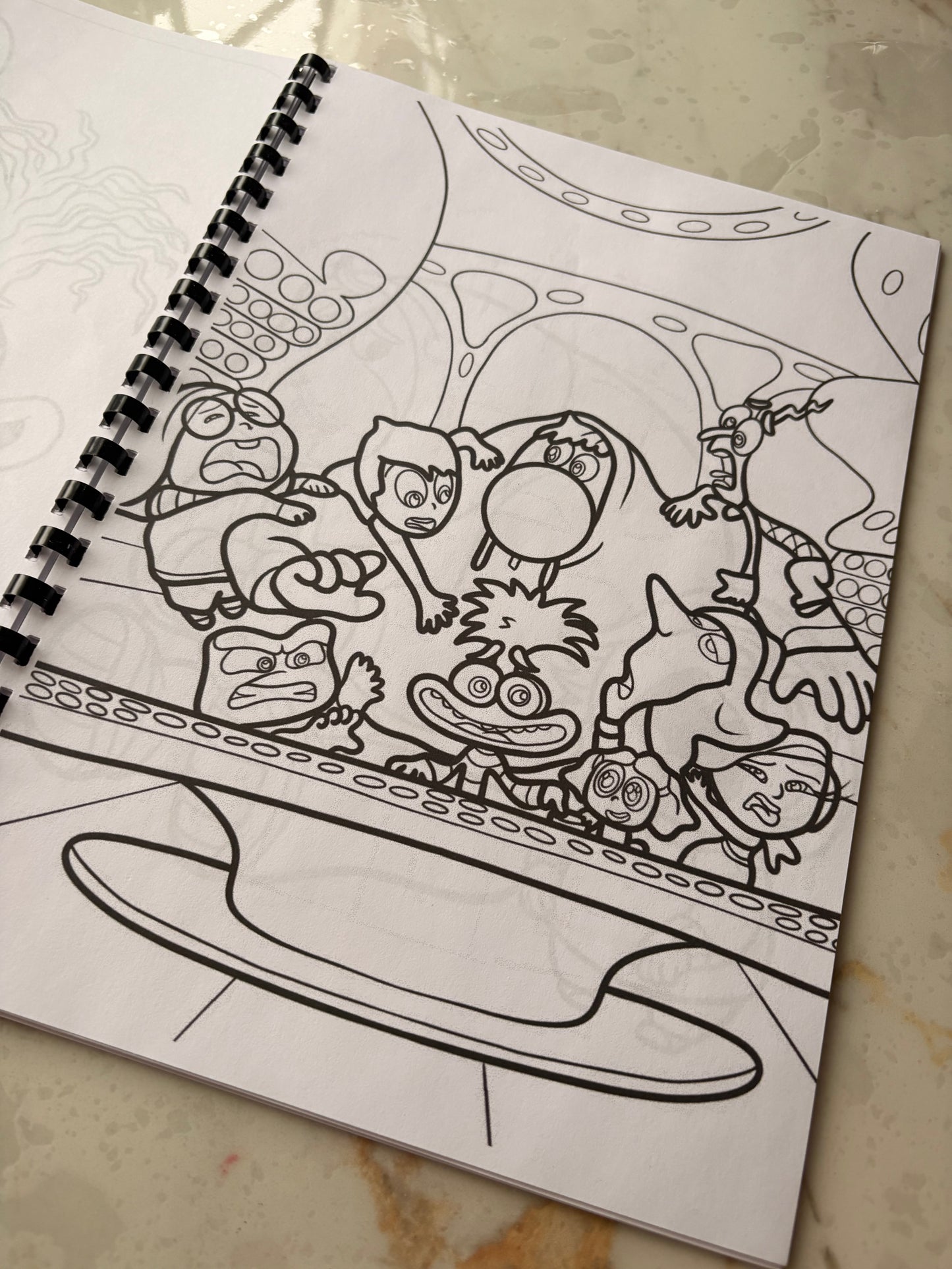 Inside Out Colouring Book