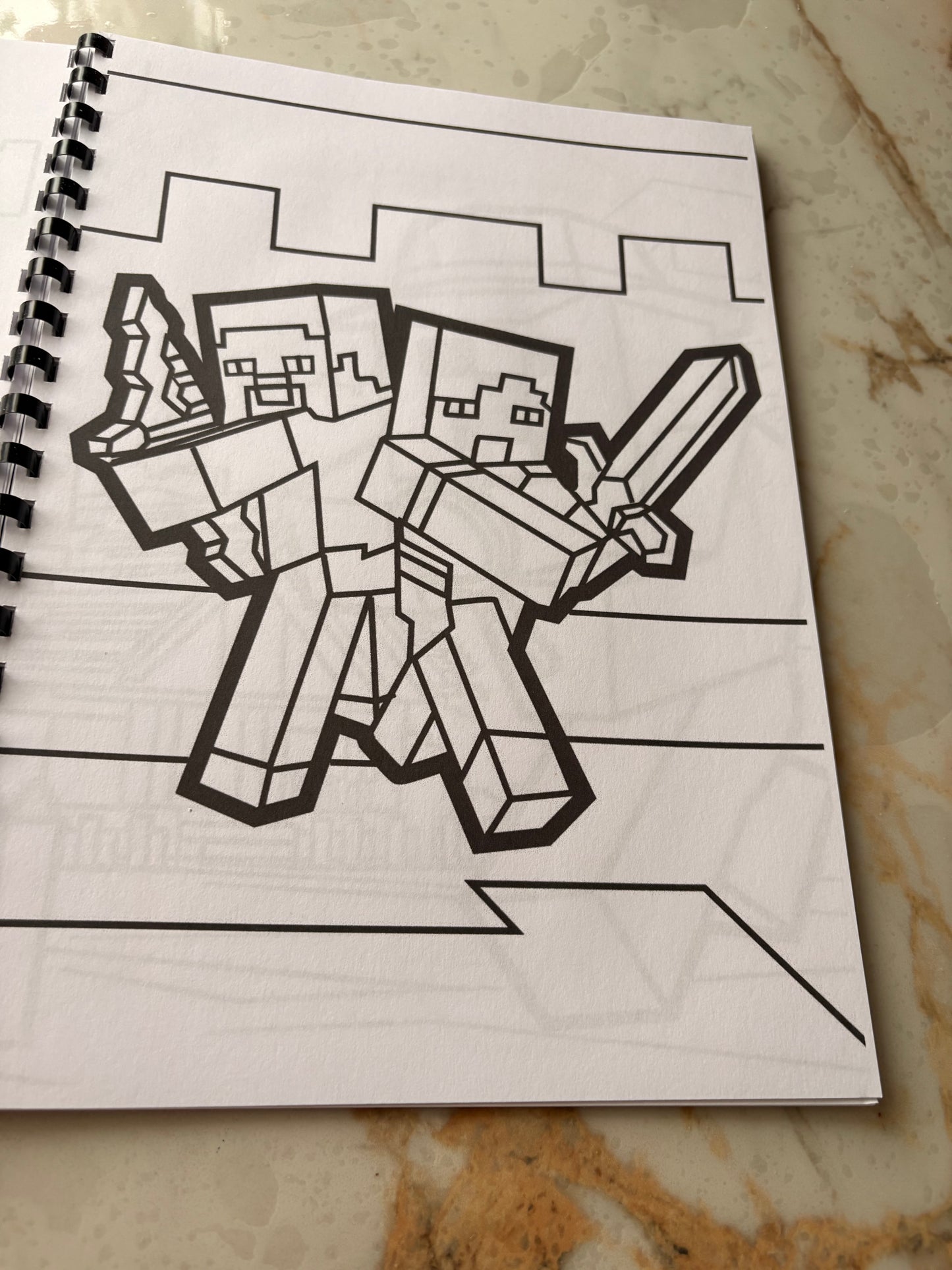 Minecraft Colouring Book