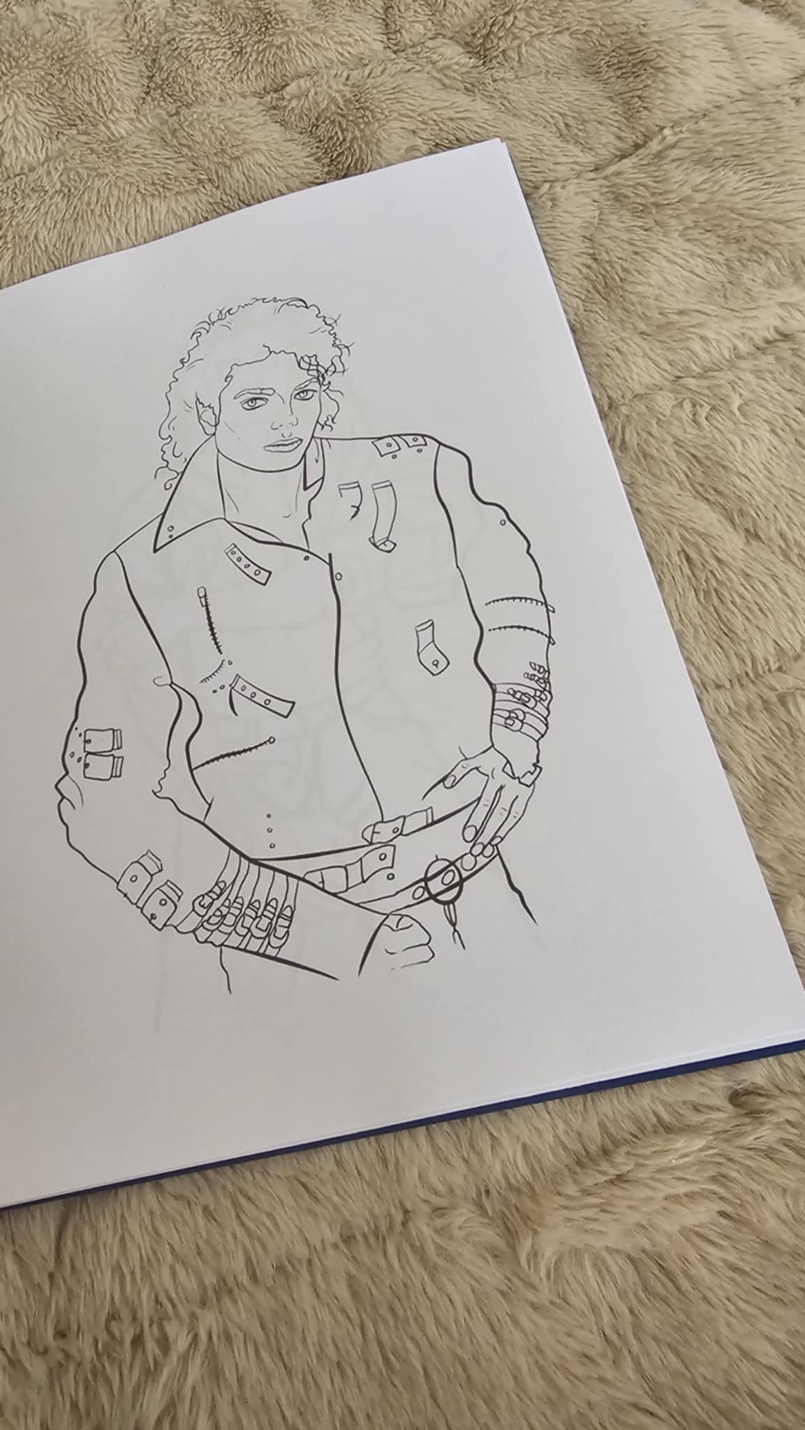 Micheal Jackson Colouring Book