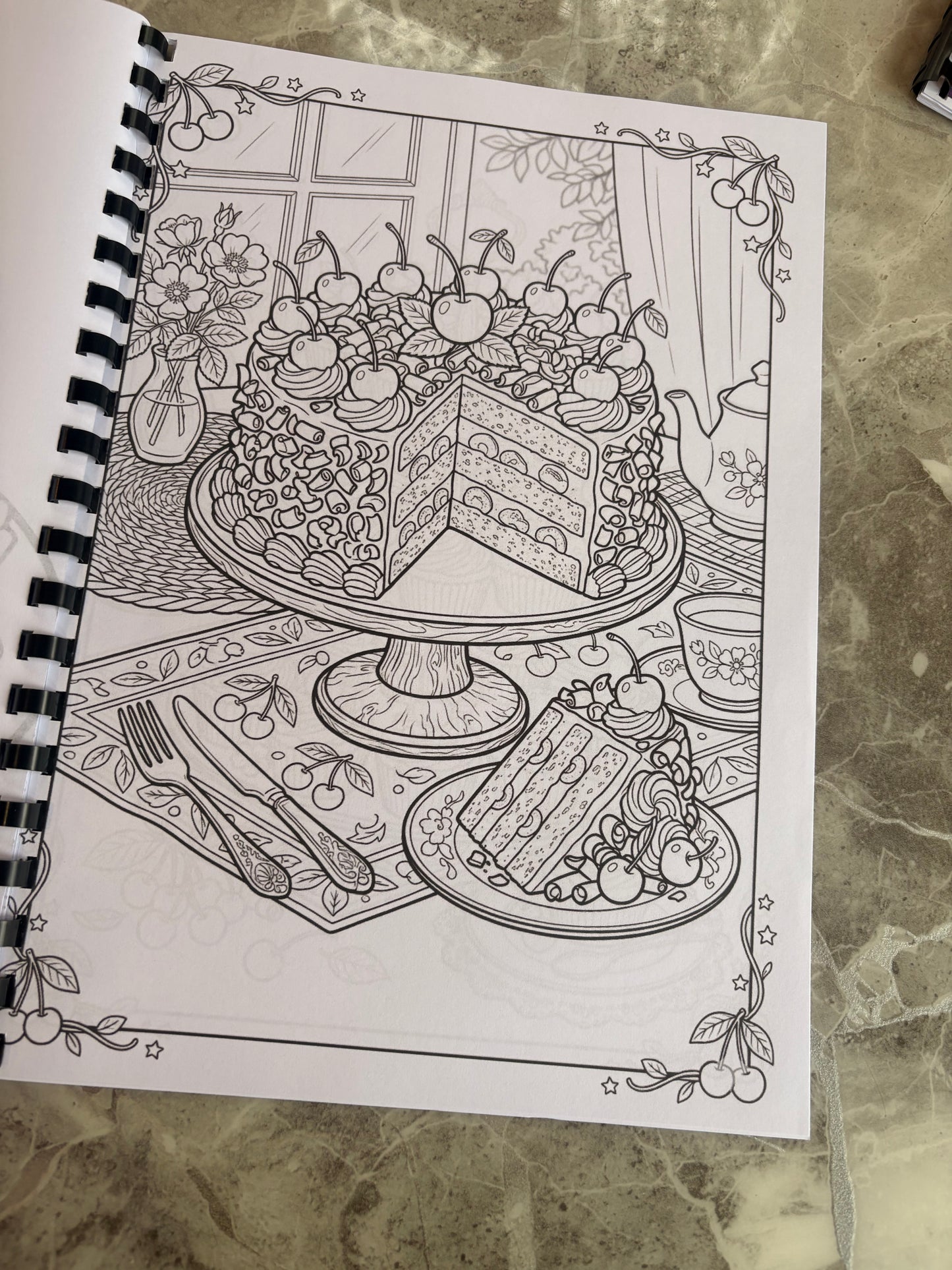 Cake Colouring for All – Cake Lovers Colouring Book 🎂