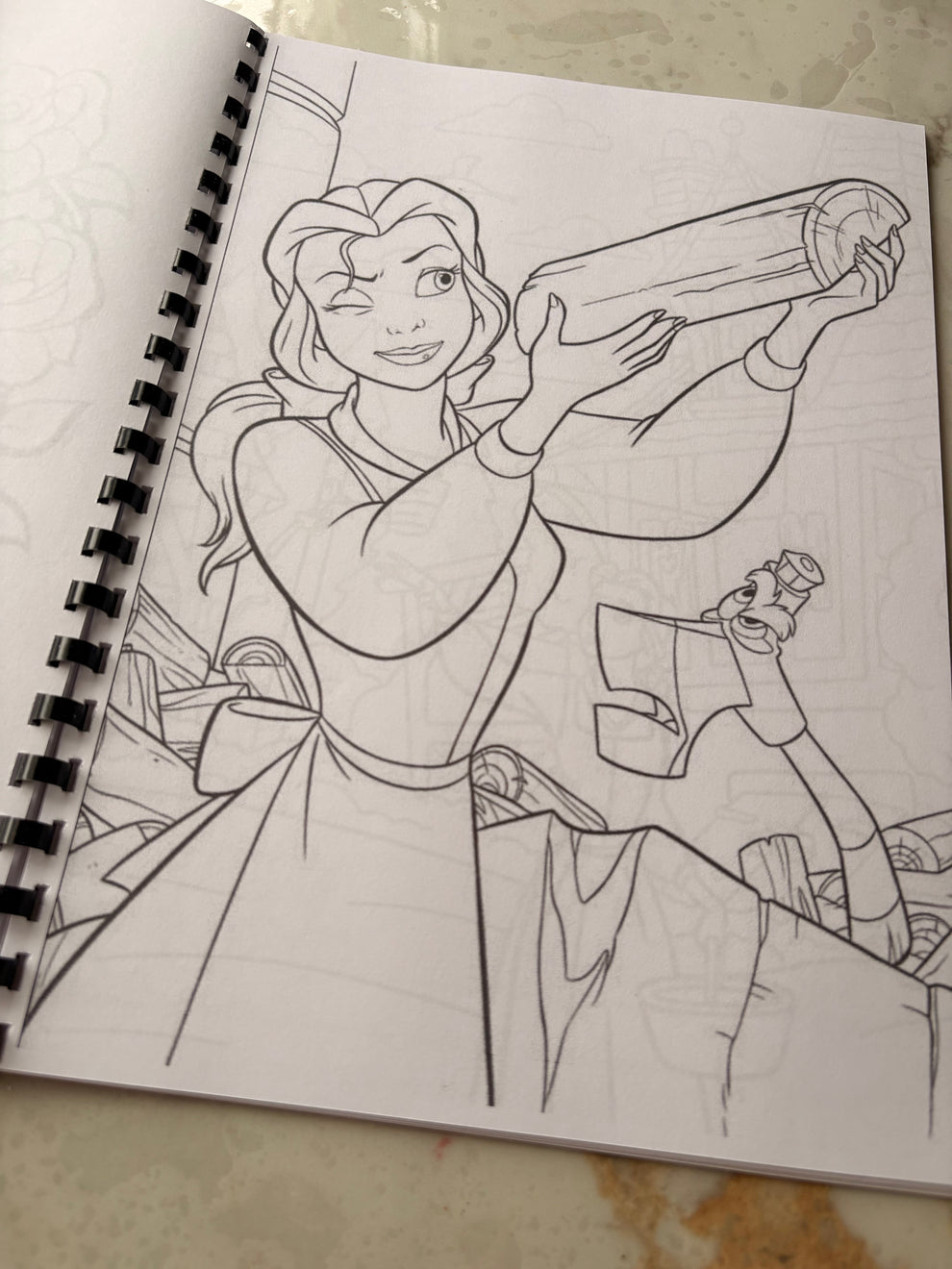 Beauty and the Beast Colouring Book