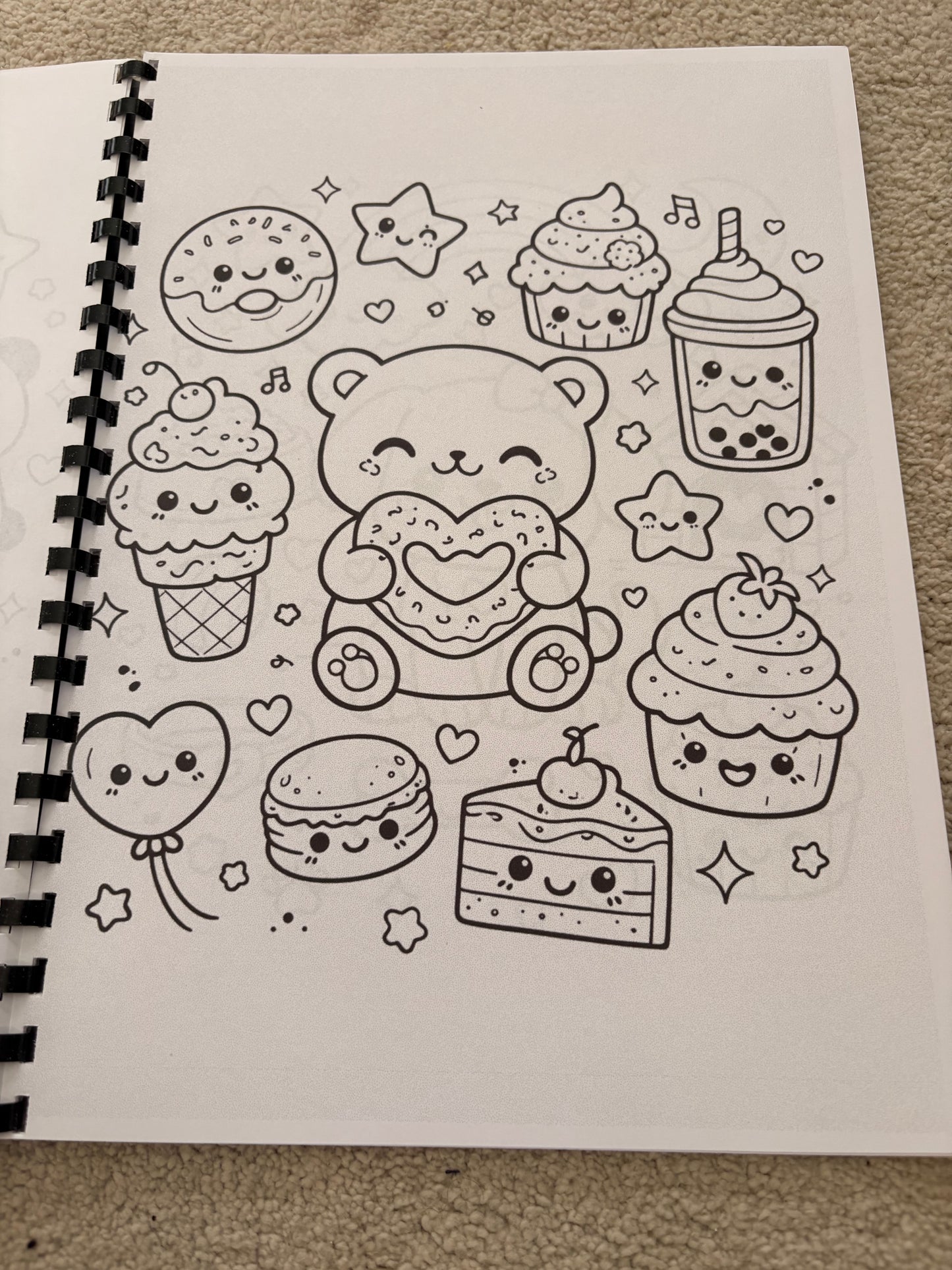 Cute Kawaii Colouring Book for Kids