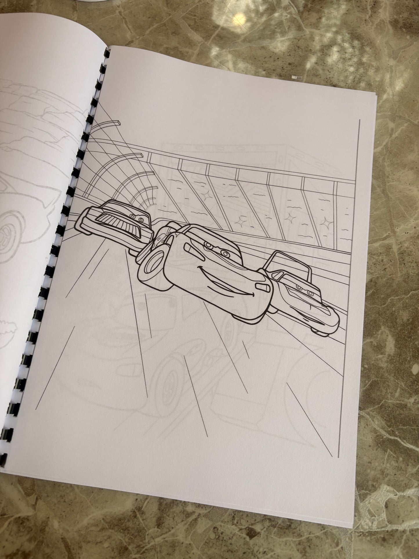 Cars Inspired Colouring Book 🚗