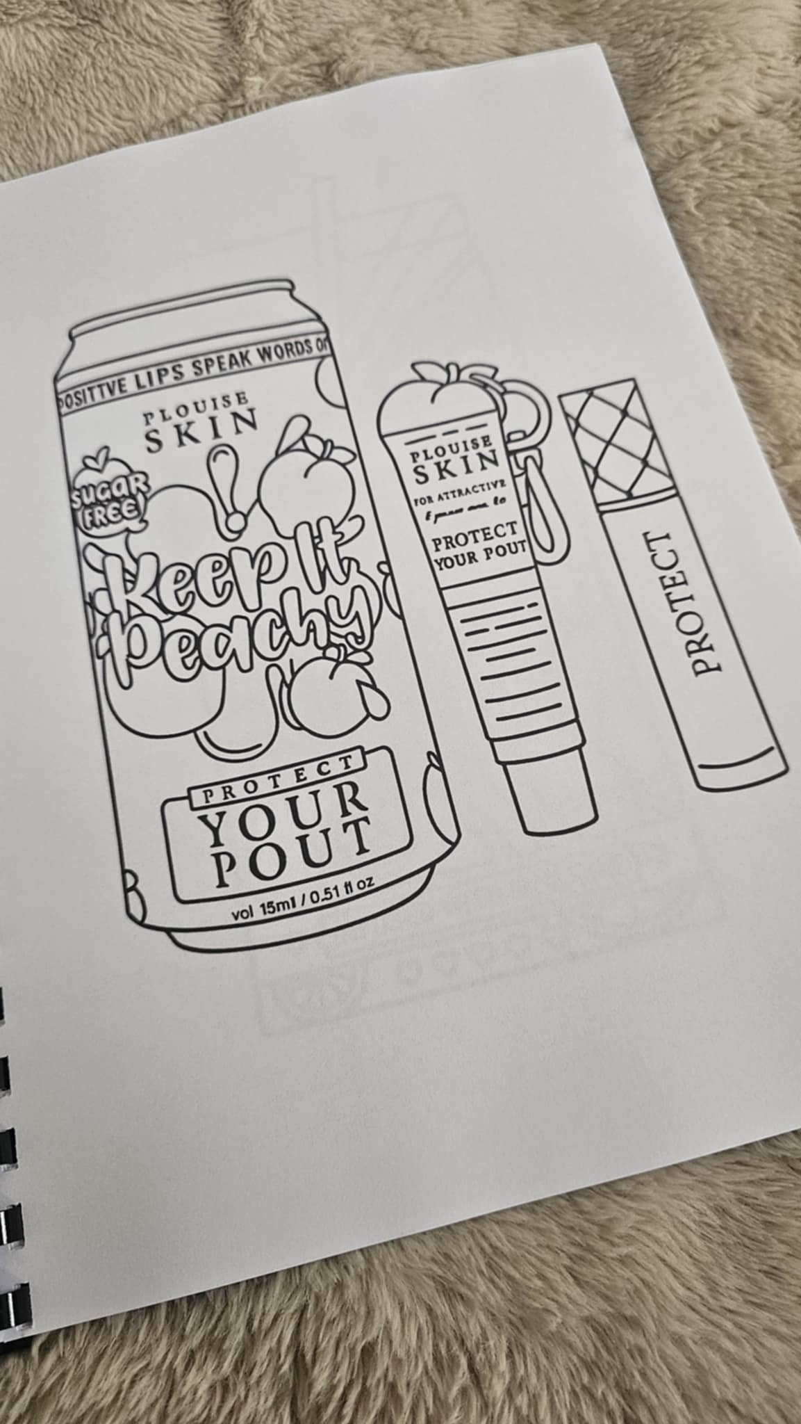 Bad Bitch P Louise Colouring Book