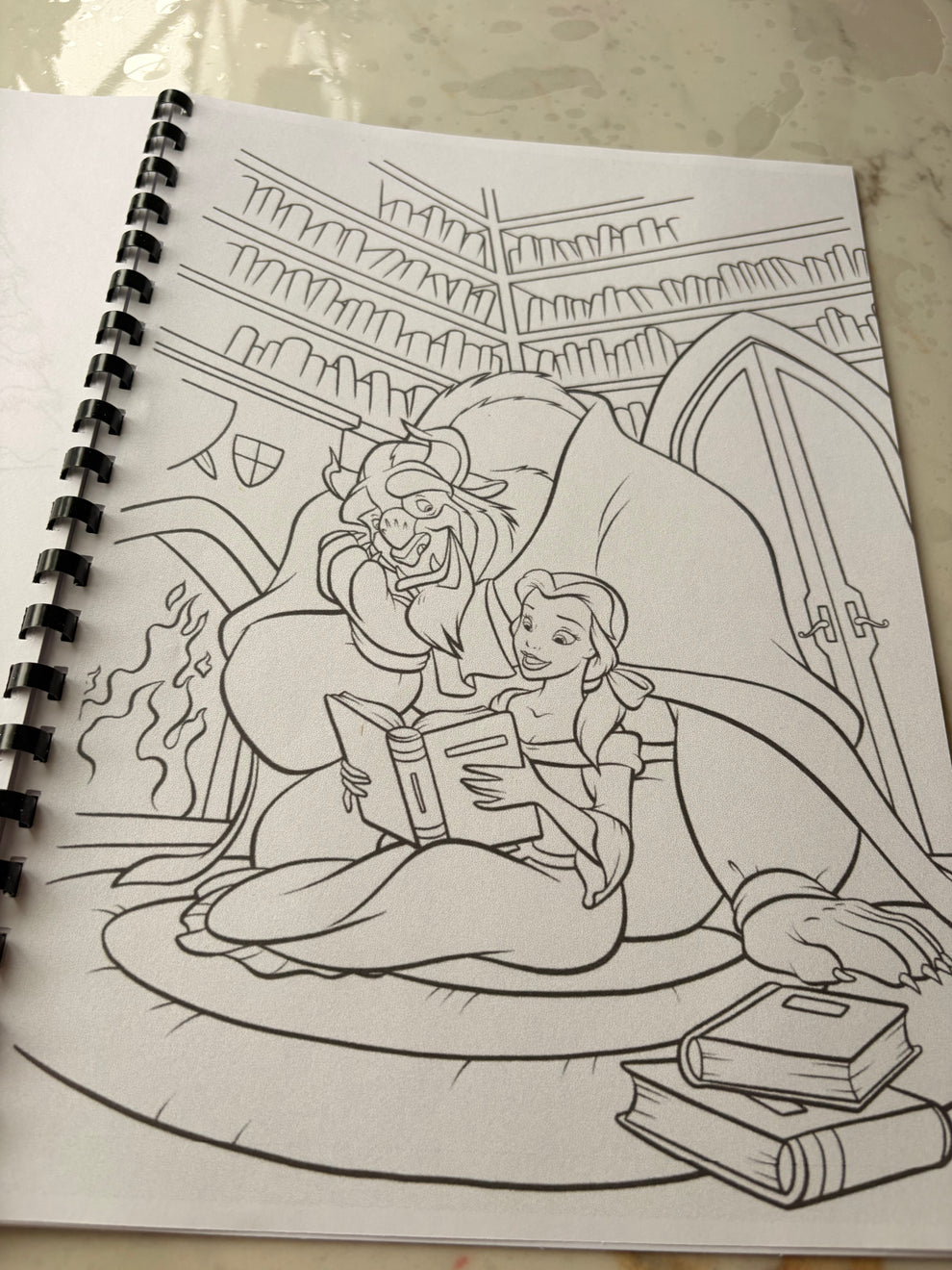 Beauty and the Beast Colouring Book
