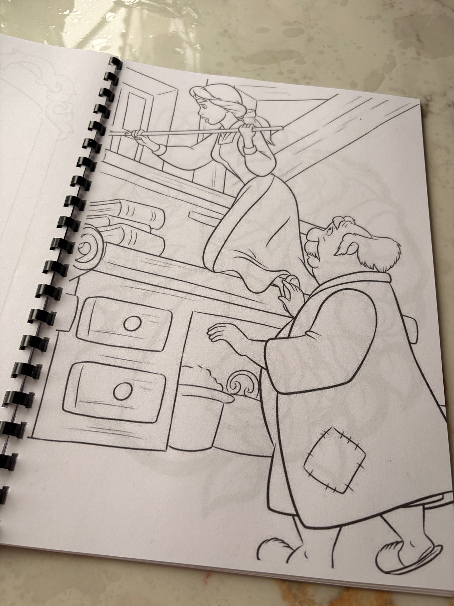Beauty & The Beast Colouring Book