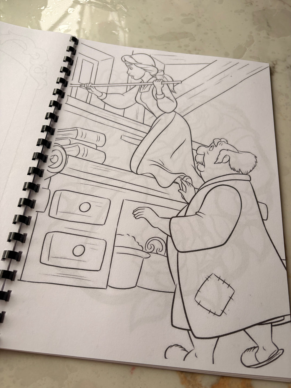 Beauty and the Beast Colouring Book