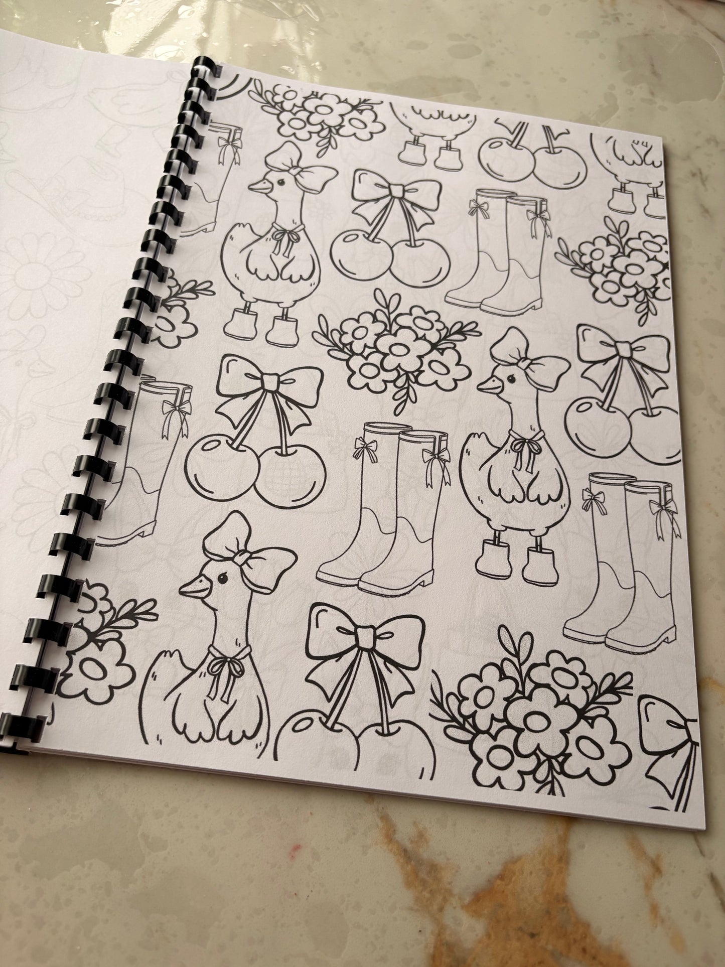 Bows & Coquette Colouring Book