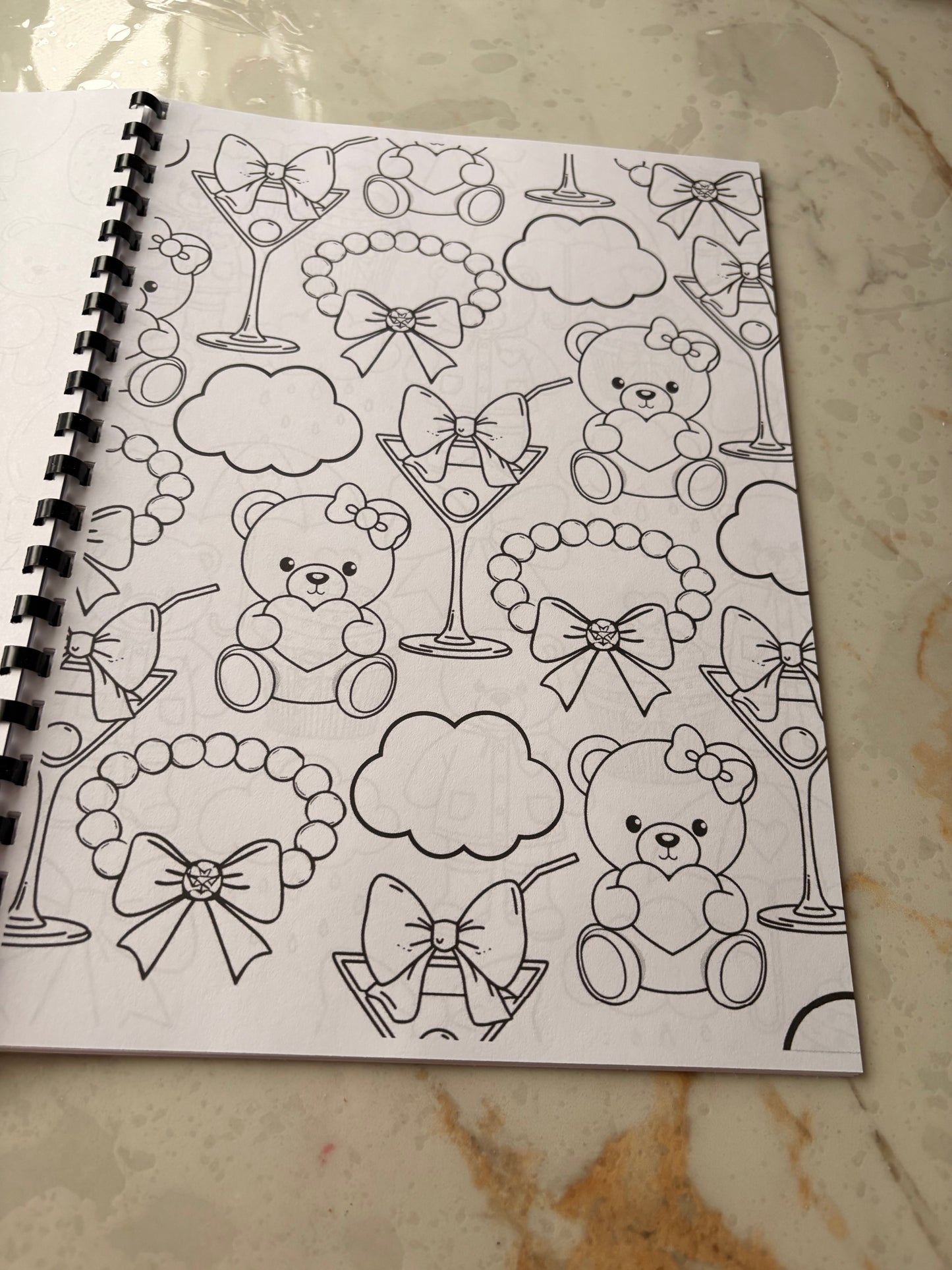 Bows & Coquette Colouring Book