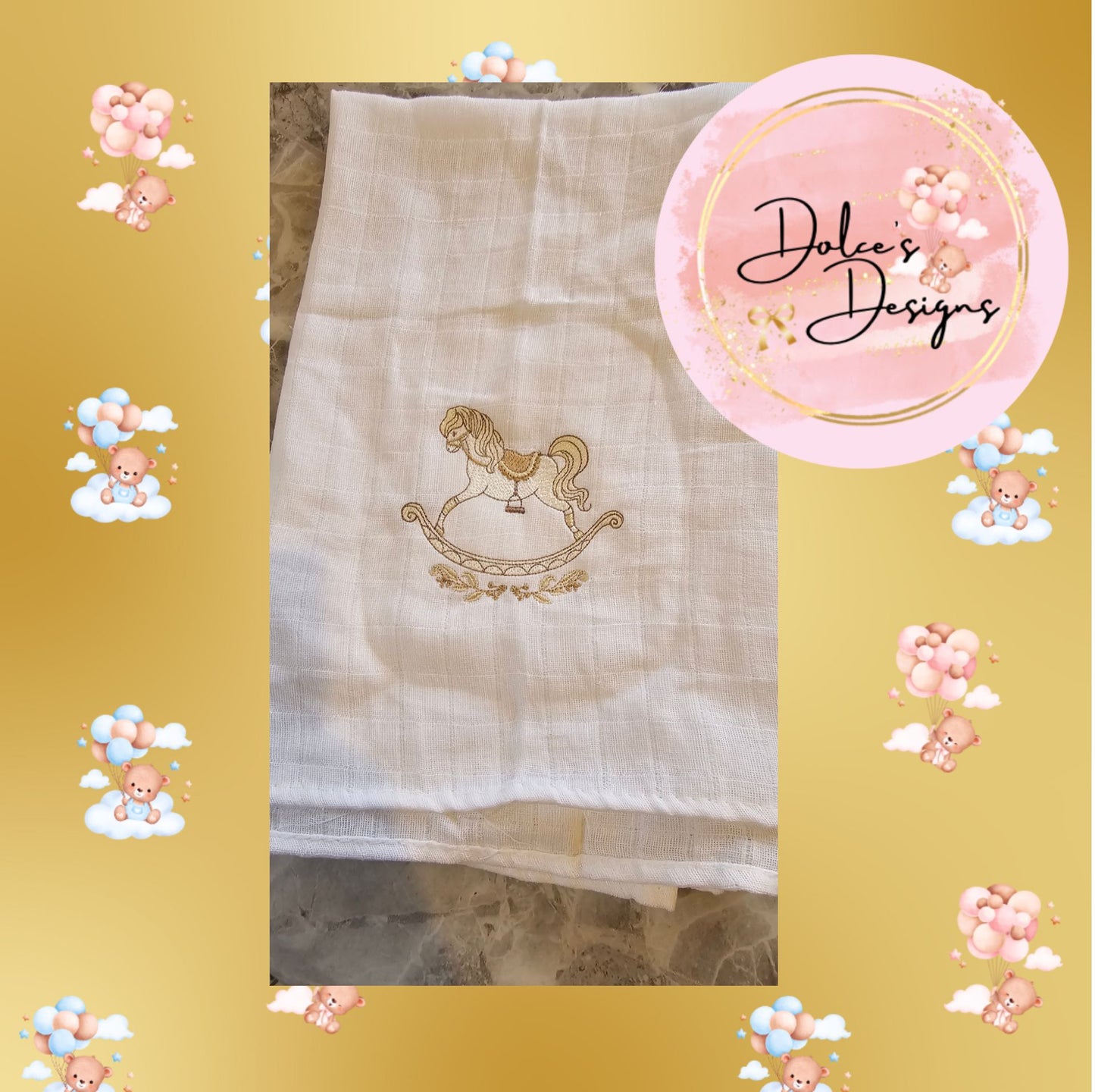 Classic Rocking Horse Muslin