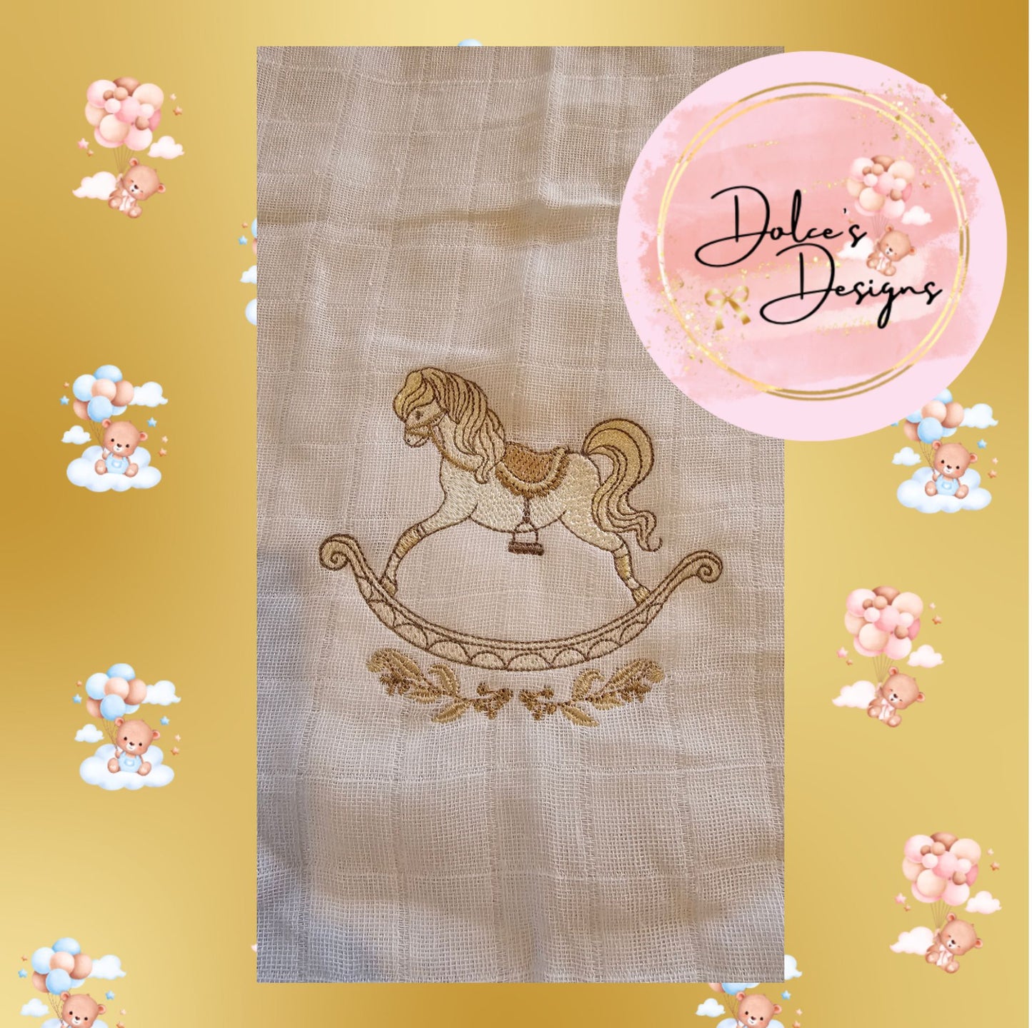 Classic Rocking Horse Muslin