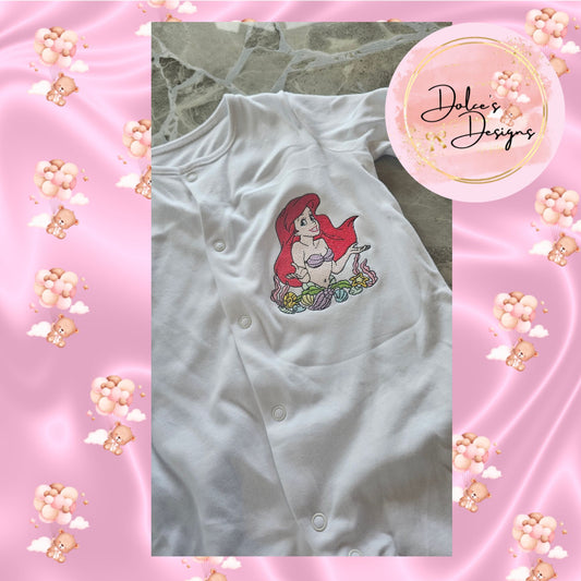 Ariel Mermaid Babygrow