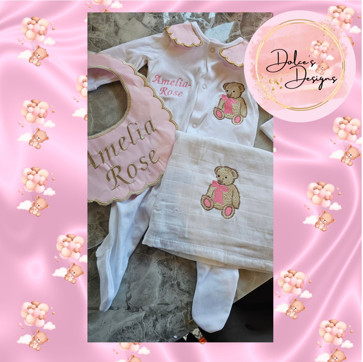 Classic Teddy 3pc Set