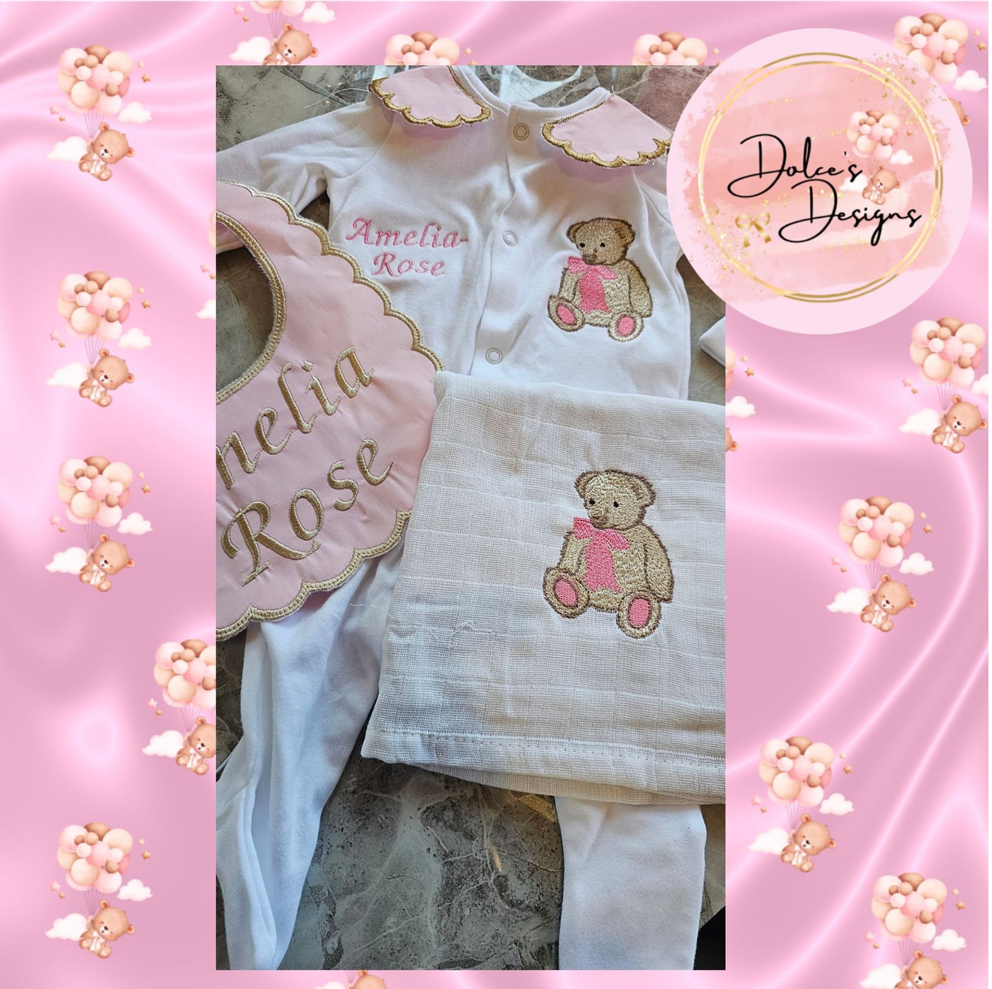 Classic Teddy 3pc Set