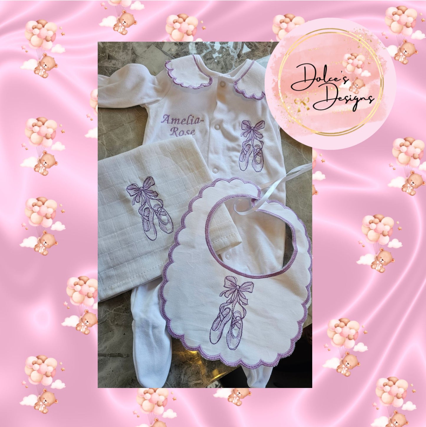 Ballerina Baby Set