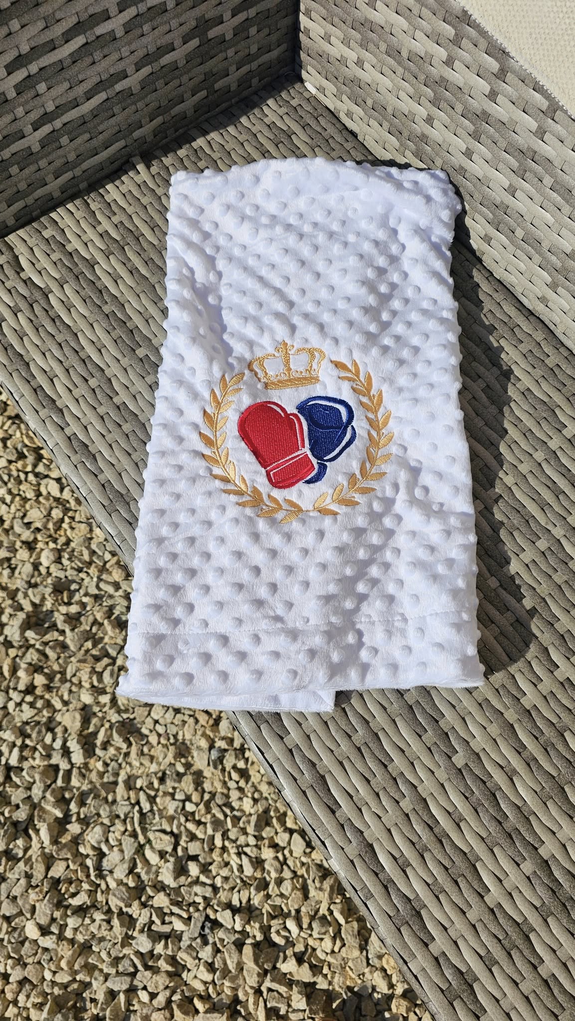 Boxing Gloves Baby Blanket IN STOCK/ READY TO POST