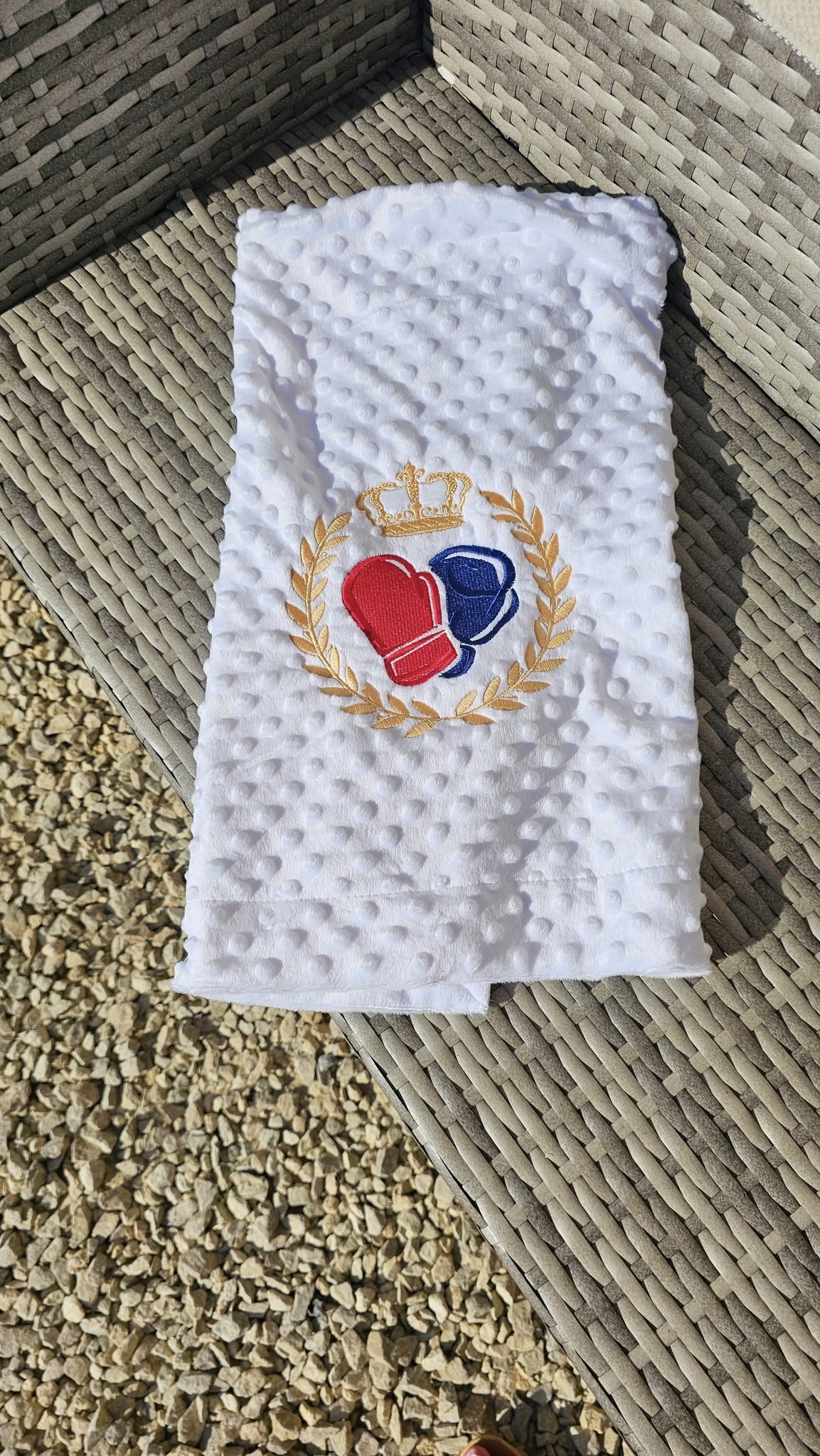 Boxing Gloves Baby Blanket IN STOCK/ READY TO POST