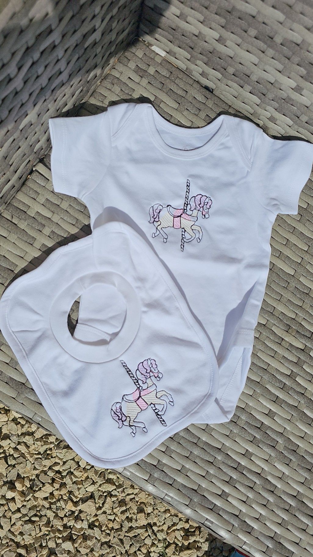 Carousel Bib & Vest Set IN STOCK/ READY TO POST