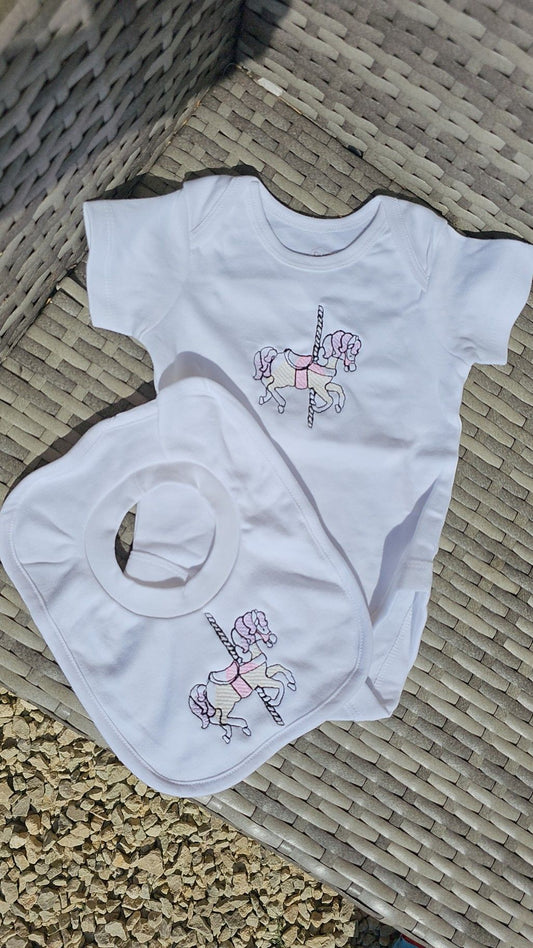 Carousel Bib & Vest Set IN STOCK/ READY TO POST