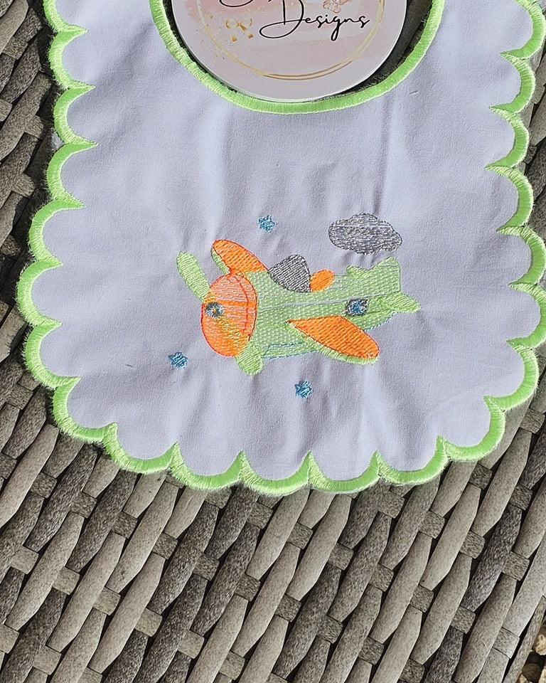 Neon Aeroplane Bib