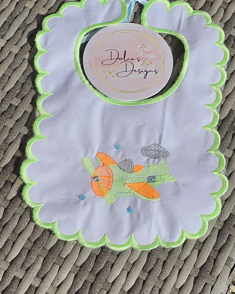 Neon Aeroplane Bib