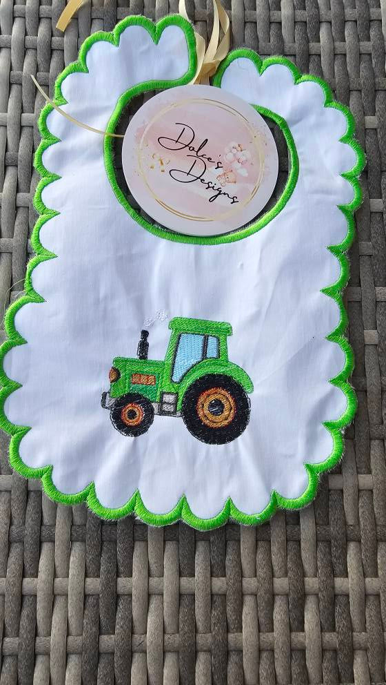 Handmade Tractor Bib IN STOCK/ READY TO POST