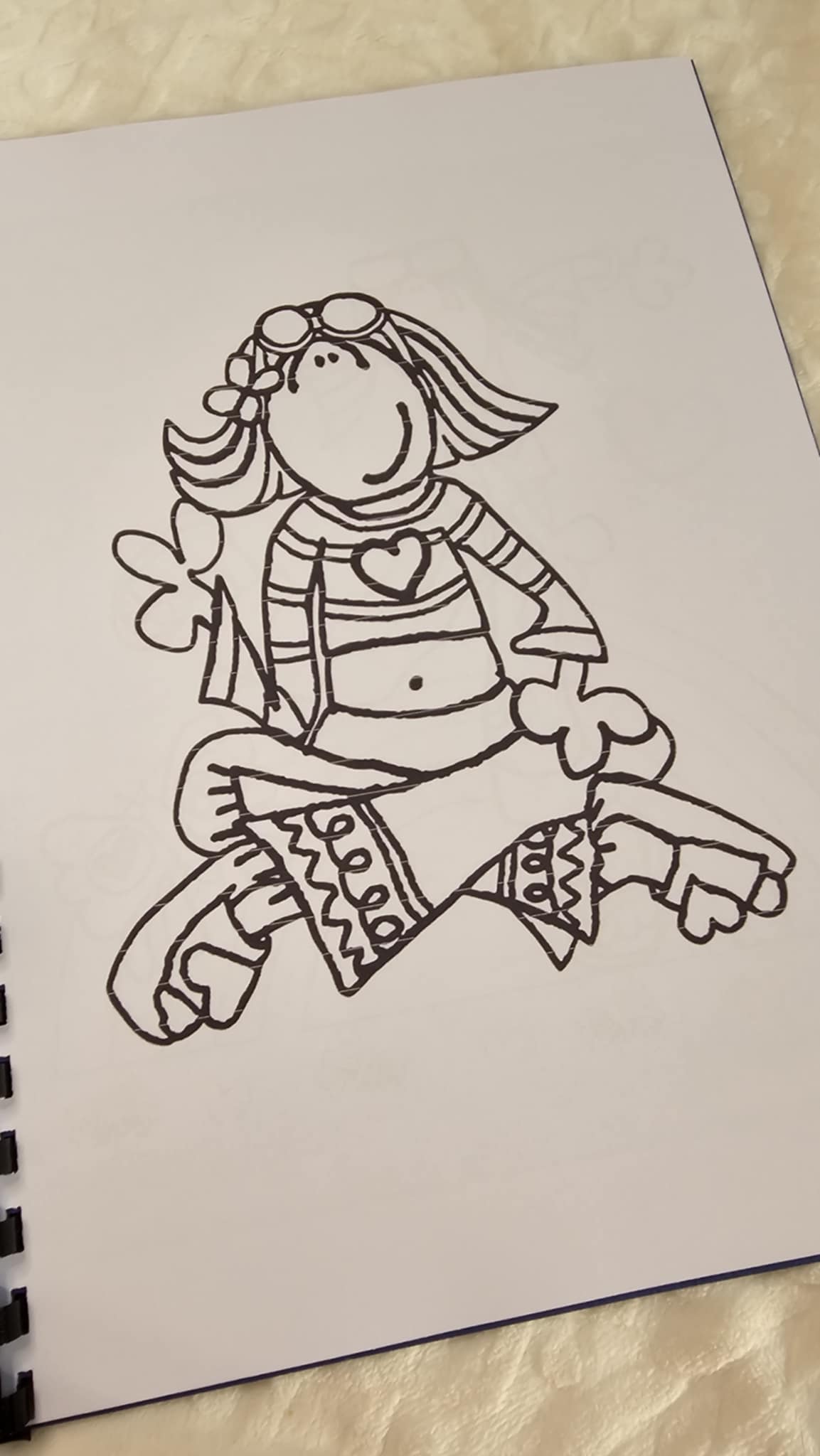Groovy Chick Colouring Book