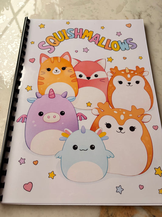 Squishmellow Colouring Book