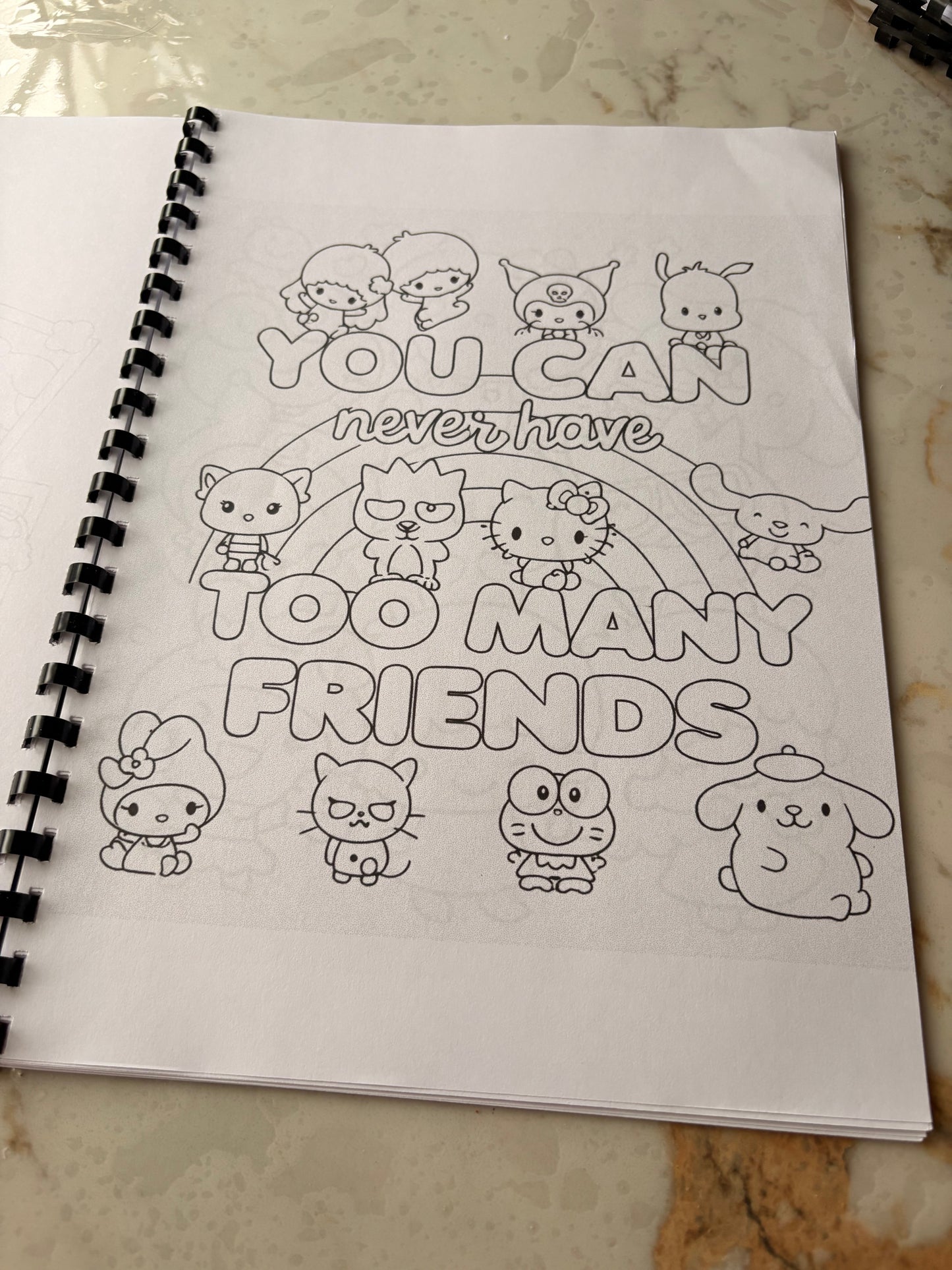 Hello Kitty & Friends Colouring Book