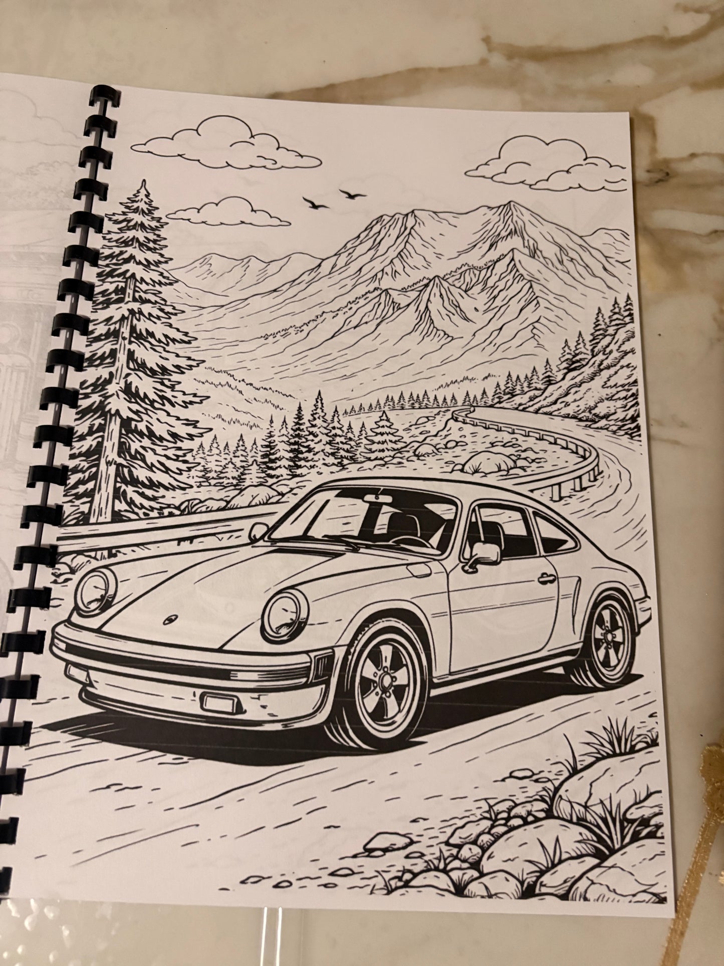 Classic Cars Colouring Book