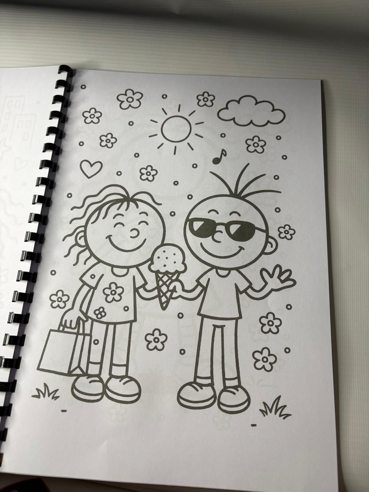 Bubblegum colouring Book 90s Fun