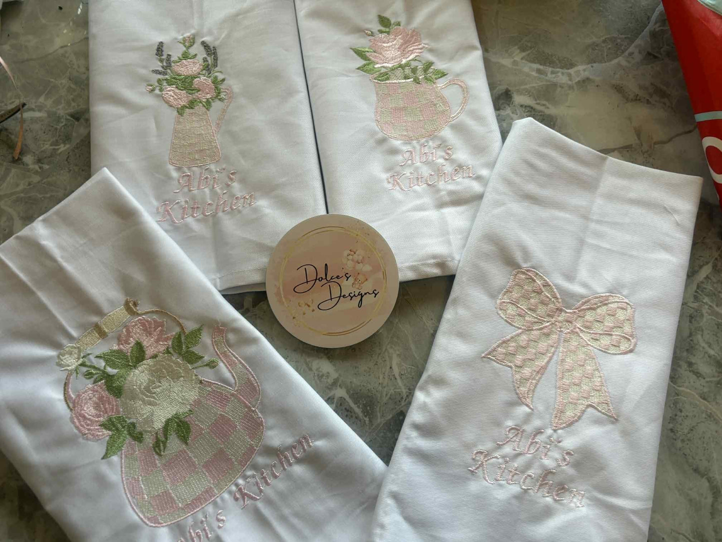 Mackenzie Childs Tea Towels Various