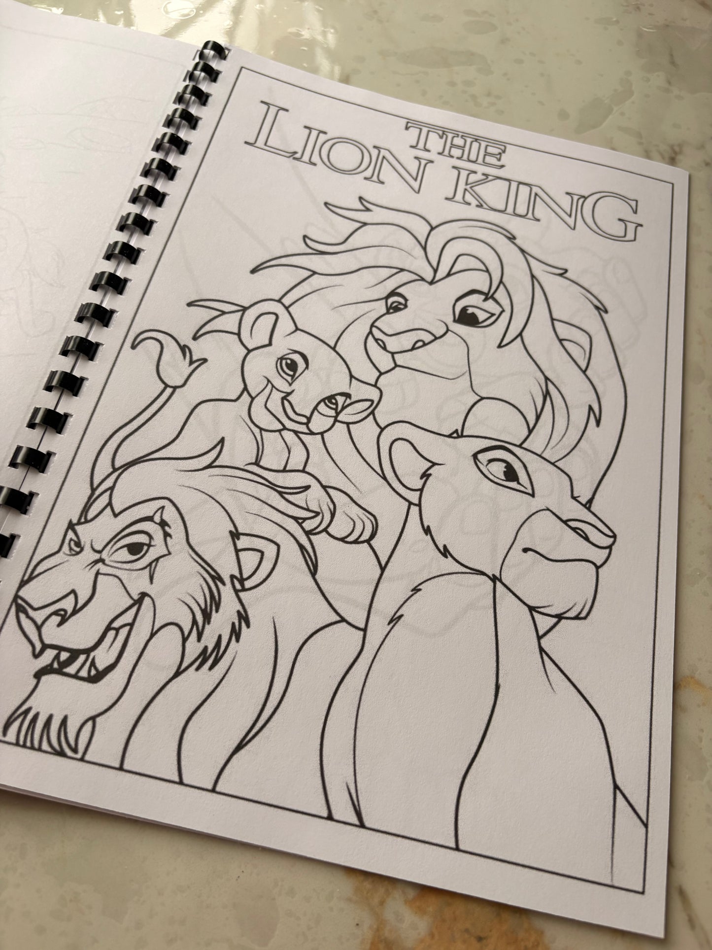 Lion King Colouring Book
