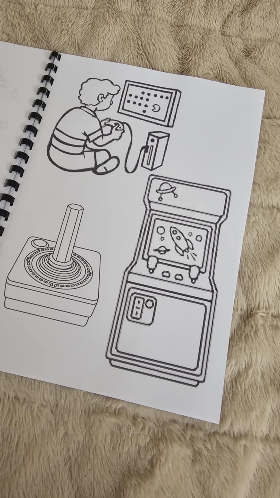 80s Retro Colouring Book