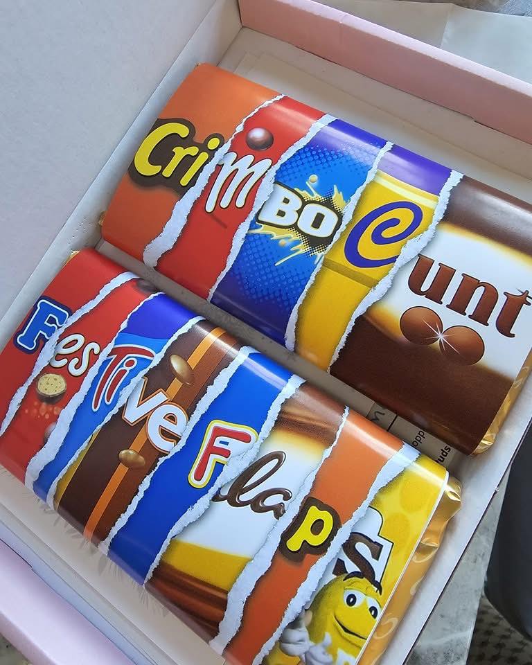 Galaxy Chocolate Bar (rude warning for some)